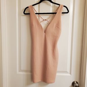 Strappy Pink Mini Dress